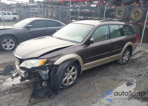 2008 Subaru Outback 2.5I/2.5I L.l. Bean Edition z USA, uszkodzony, nr VIN 4S4BP61C587364753